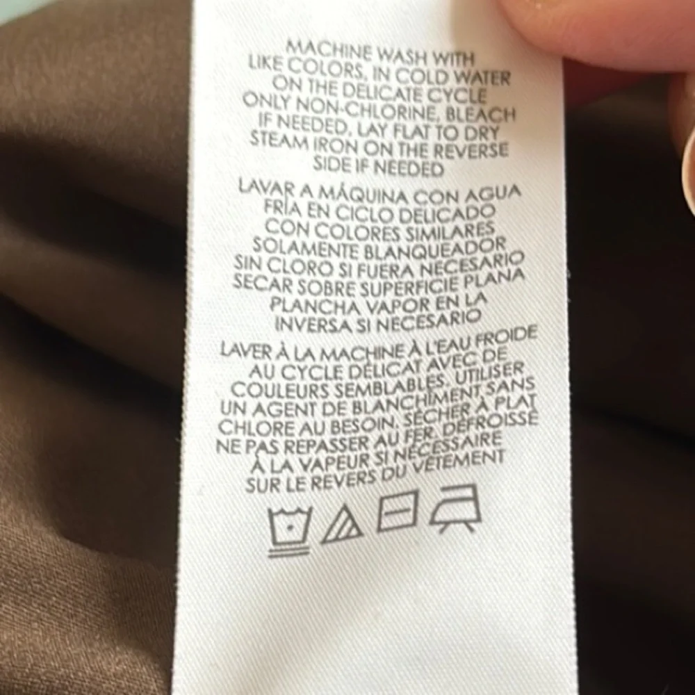 Cabi Chocolate Brown Snakeskin Print Trousers, M - Picture 7 of 7